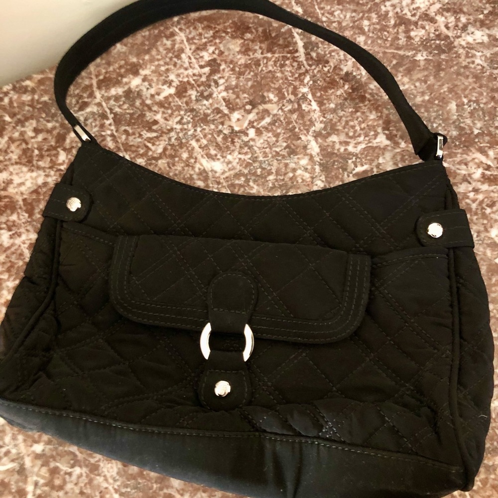 🔥Vera Bradley Classic Black shoulder bag🔥 - Picture 2 of 9
